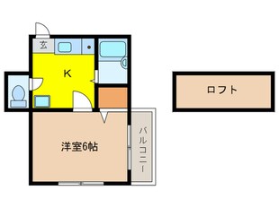 ビオス姪浜の物件間取画像